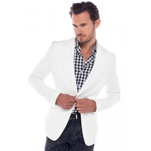 White sports outlet jacket men