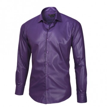 Royal Purple Sateen Oxford Shirt